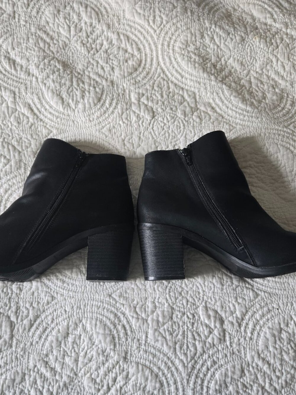 Dressy Side Zip Boots with Heels (Ladies' 10)